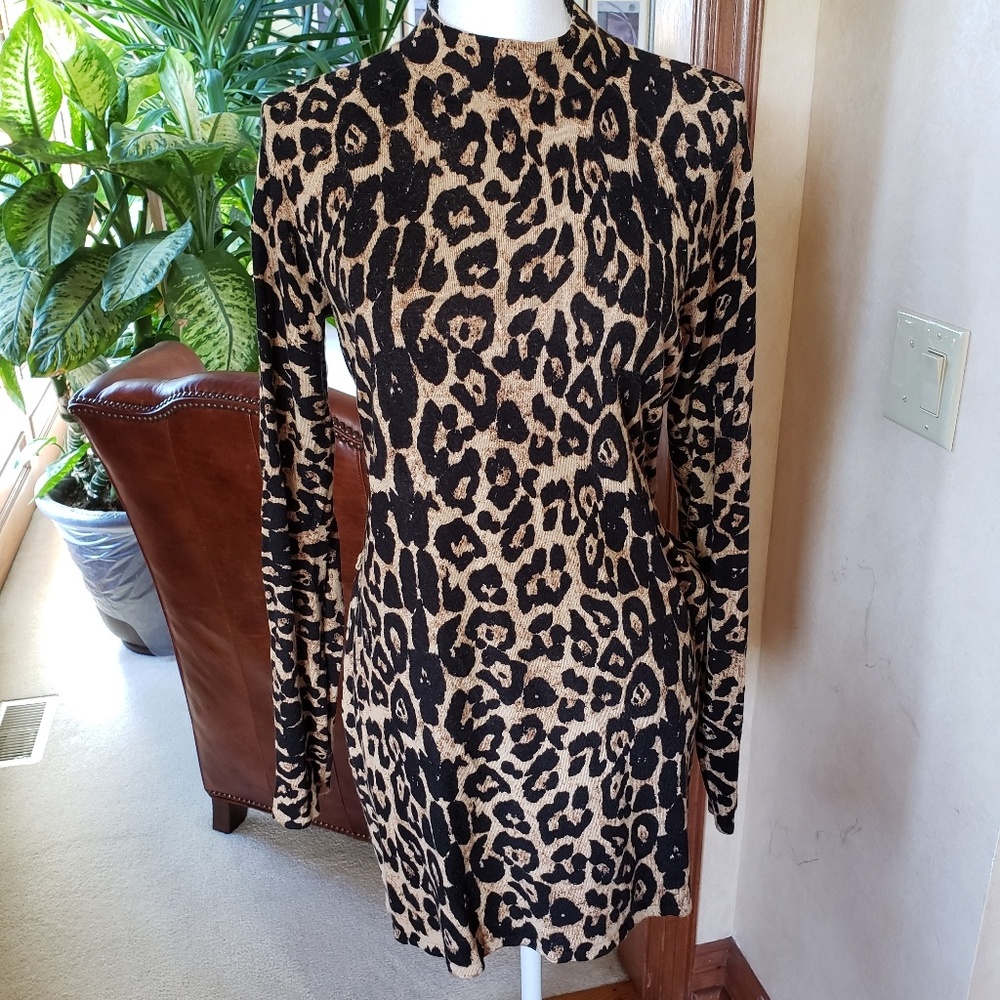 Leopard print sweater